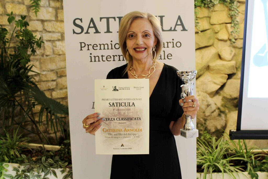 Premiazione al premio Saticula 2026 (terza classificata)