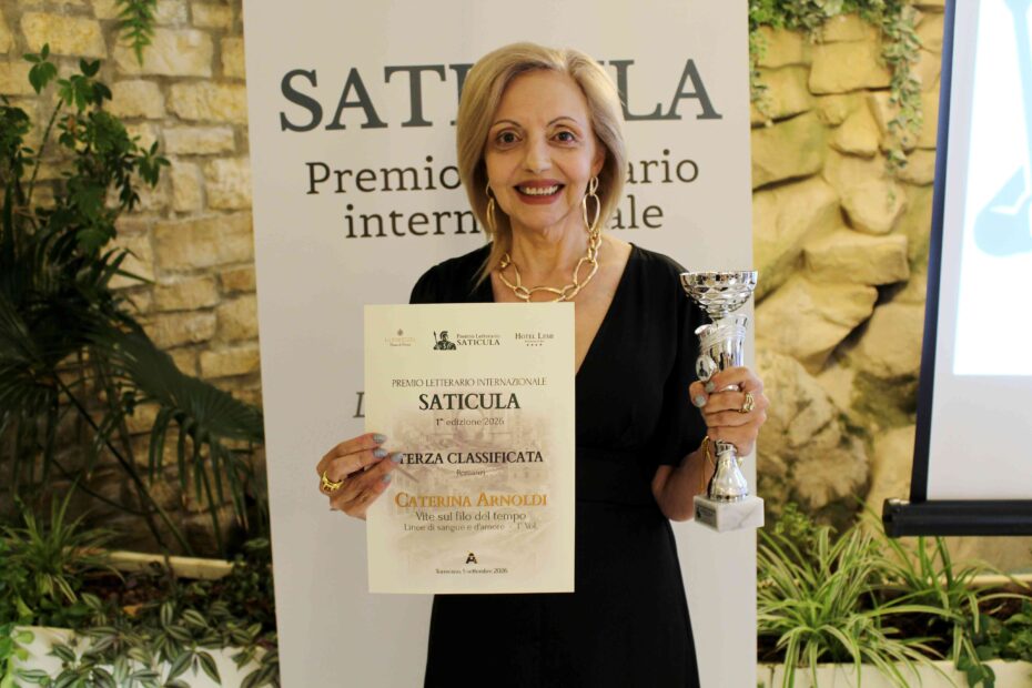 Premiazione al premio Saticula 2026 (terza classificata)